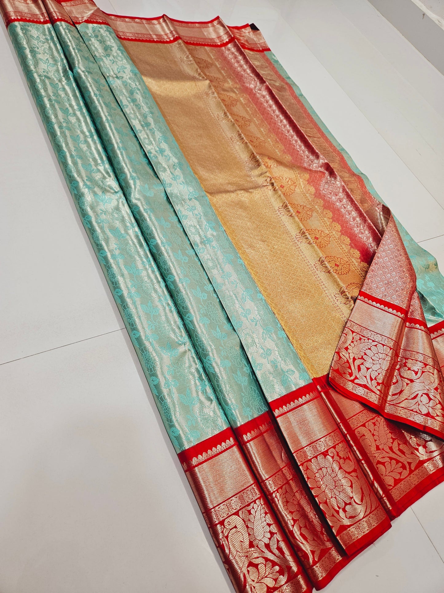Exclusive Korvai Tissue Silk Sarees 332