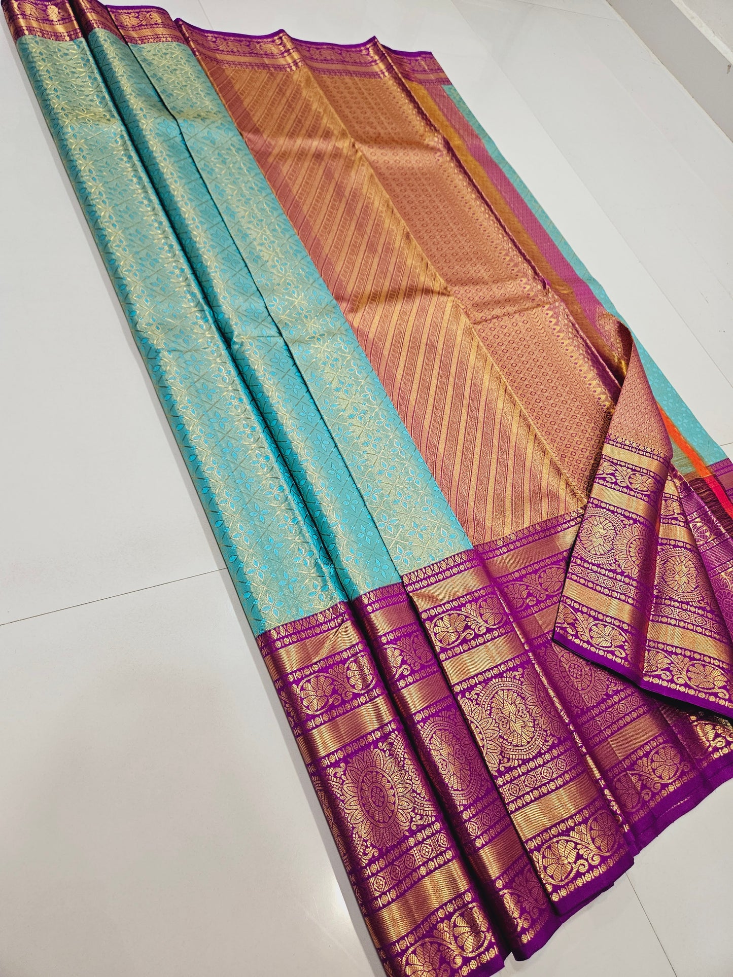 Exclusive Korvai Tissue Silk Sarees 322