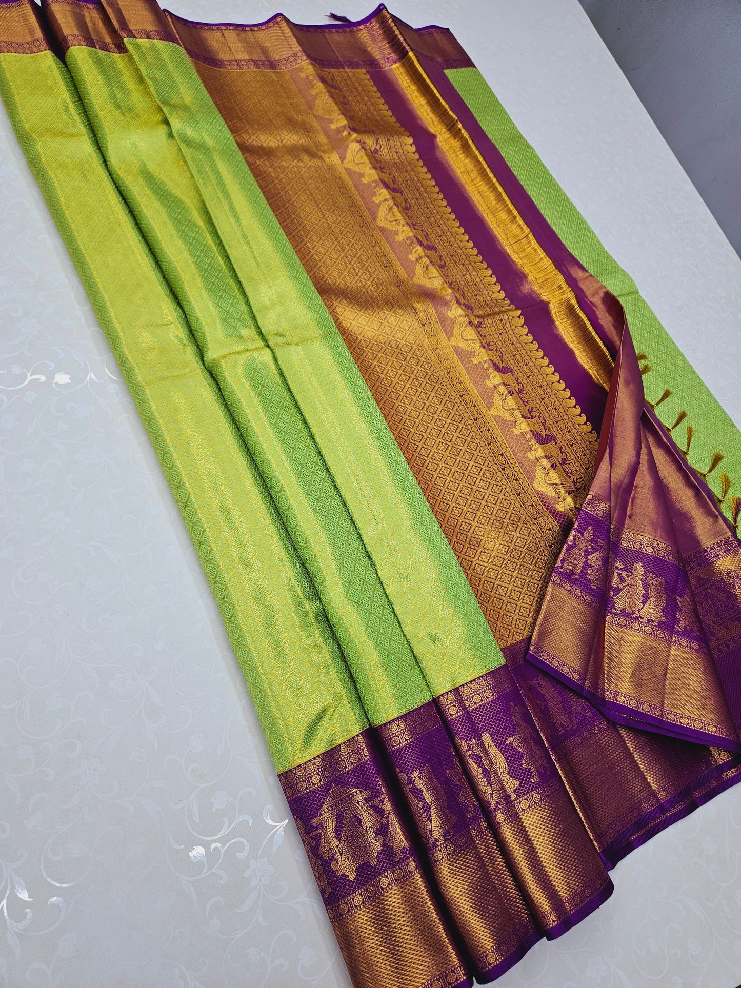 Exclusive Korvai Tissue Silk Sarees 009