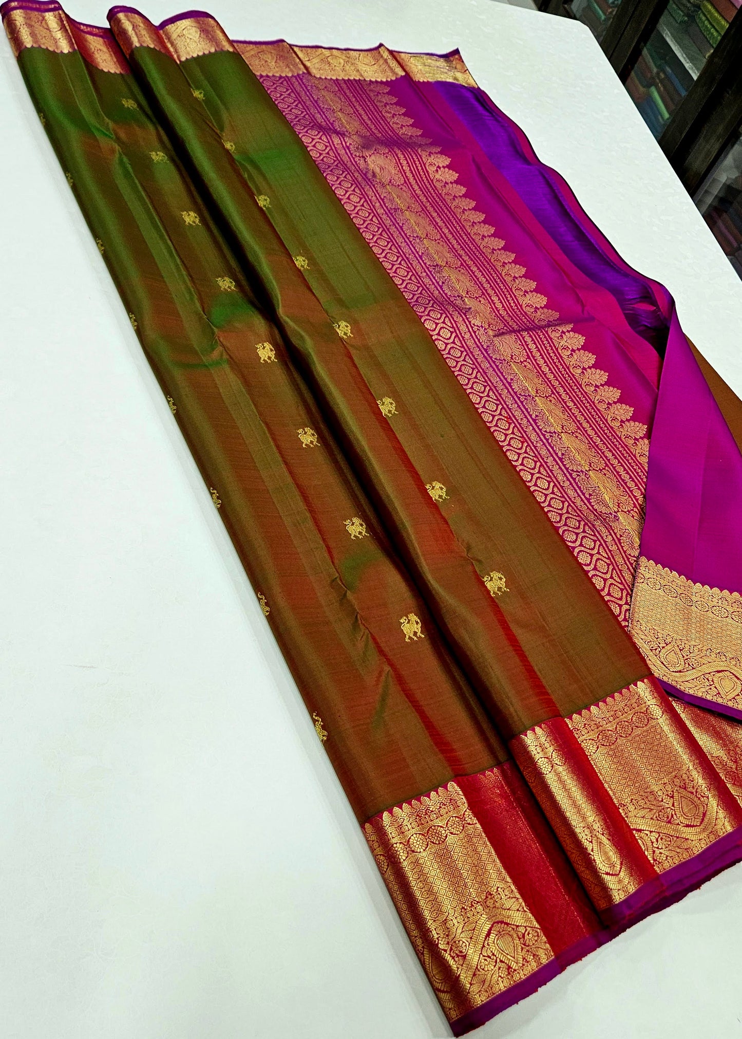 Kanchi Pure Handloom Fancy Silk Sarees