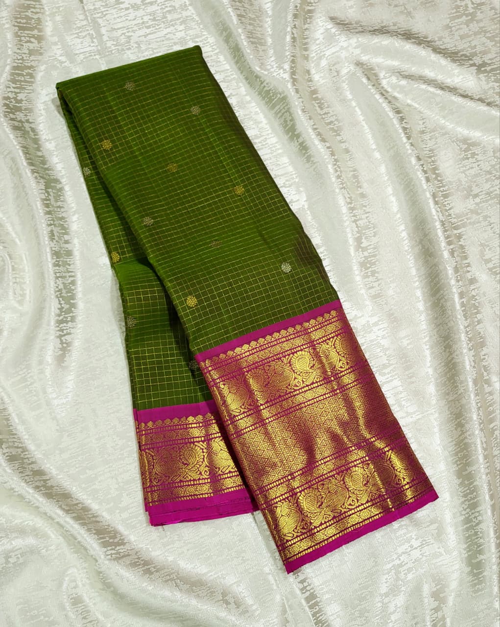 Kanchipuram Vairaoosi Silk Saree -006