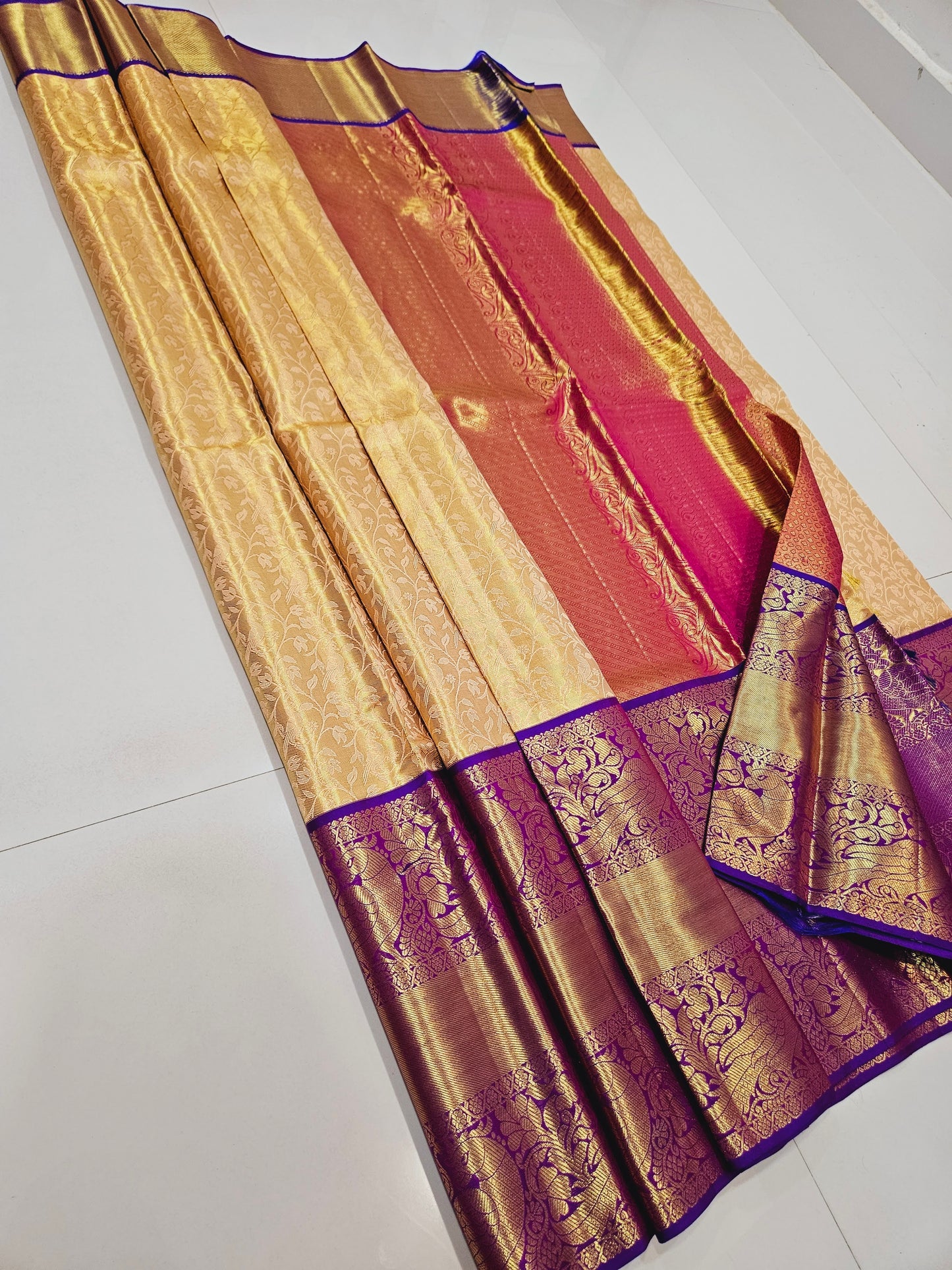 Exclusive Korvai Tissue Silk Sarees 324