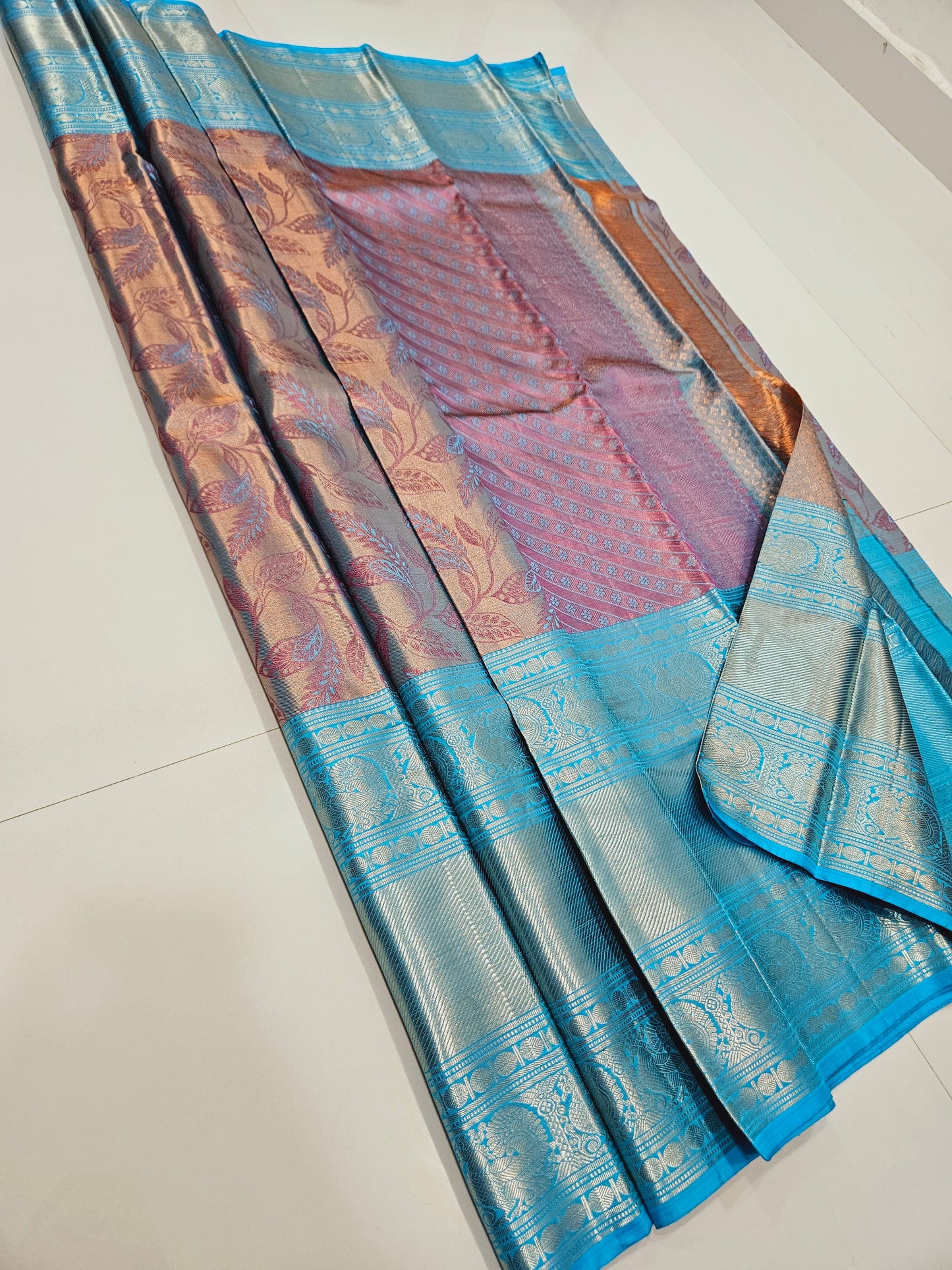 Exclusive Korvai Tissue Silk Sarees 303
