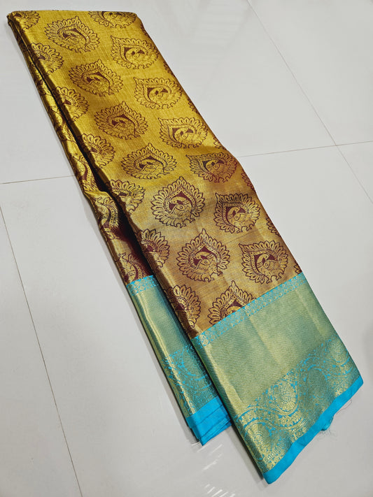 Exclusive Korvai Tissue Silk Sarees 218