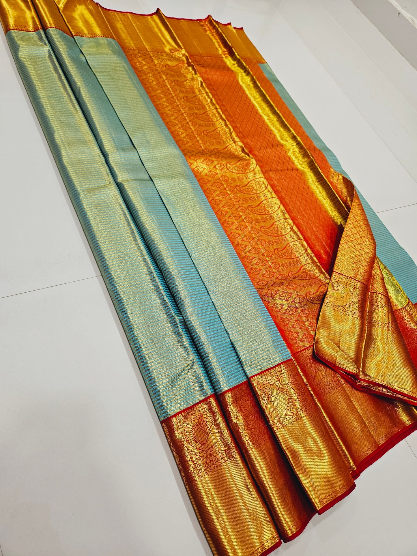 Exclusive Korvai Tissue Silk Sarees 174