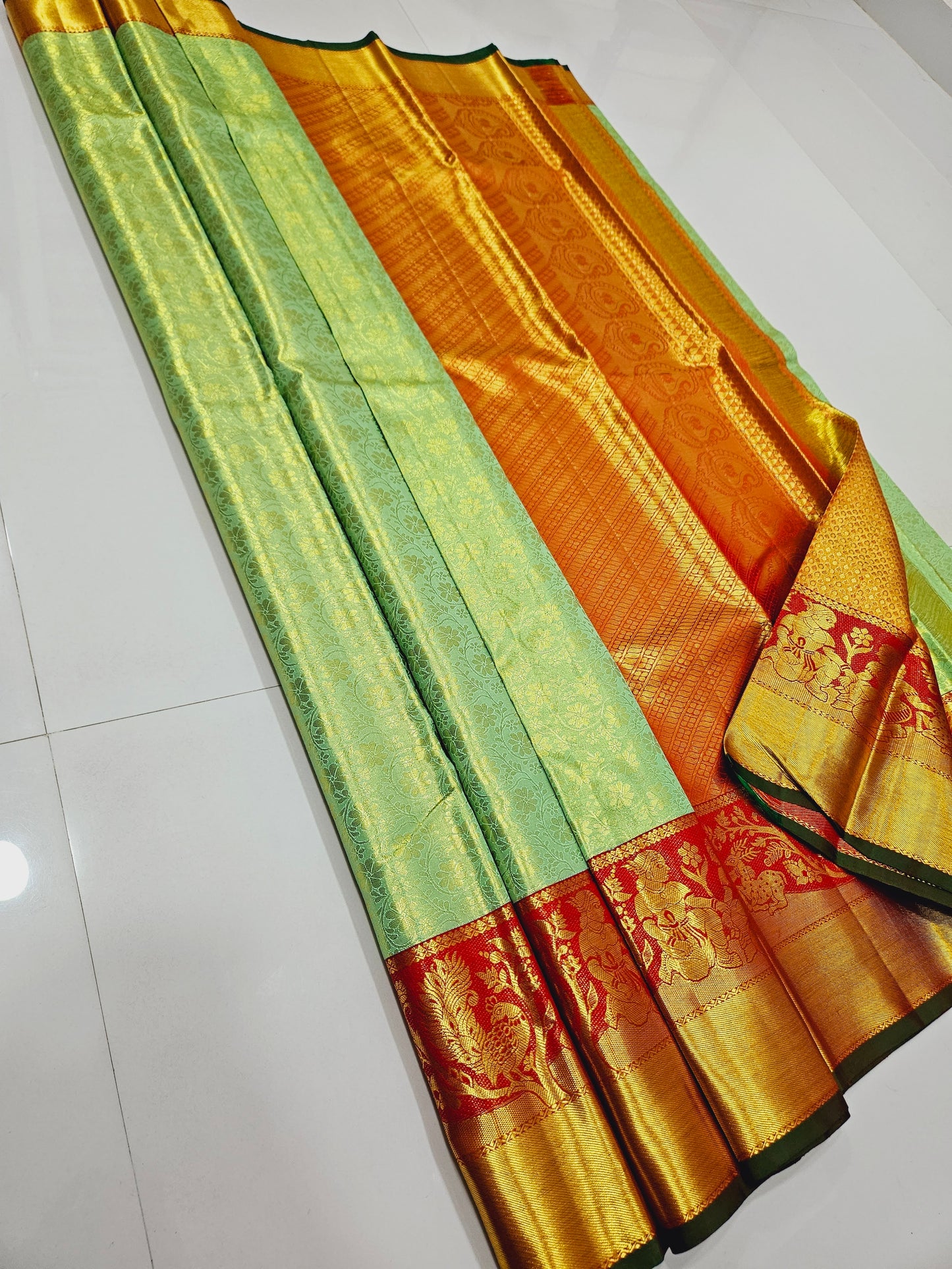 Exclusive Korvai Tissue Silk Sarees 163