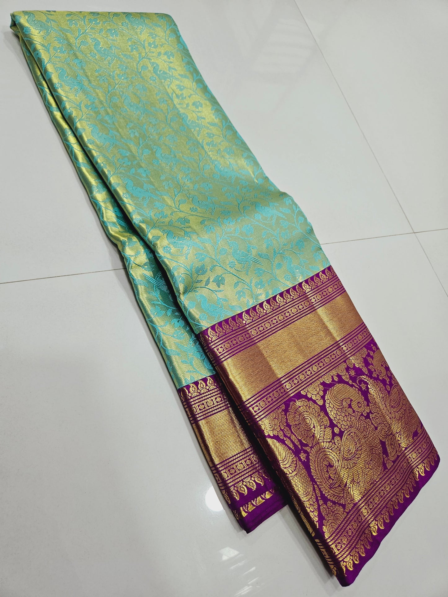 Exclusive Korvai Tissue Silk Sarees 156