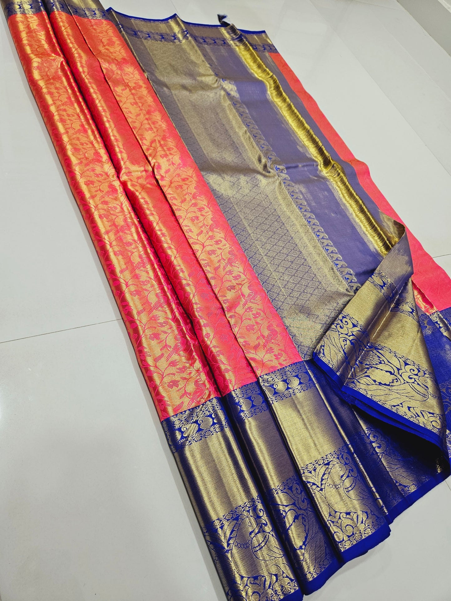 Exclusive Korvai Tissue Silk Sarees 136