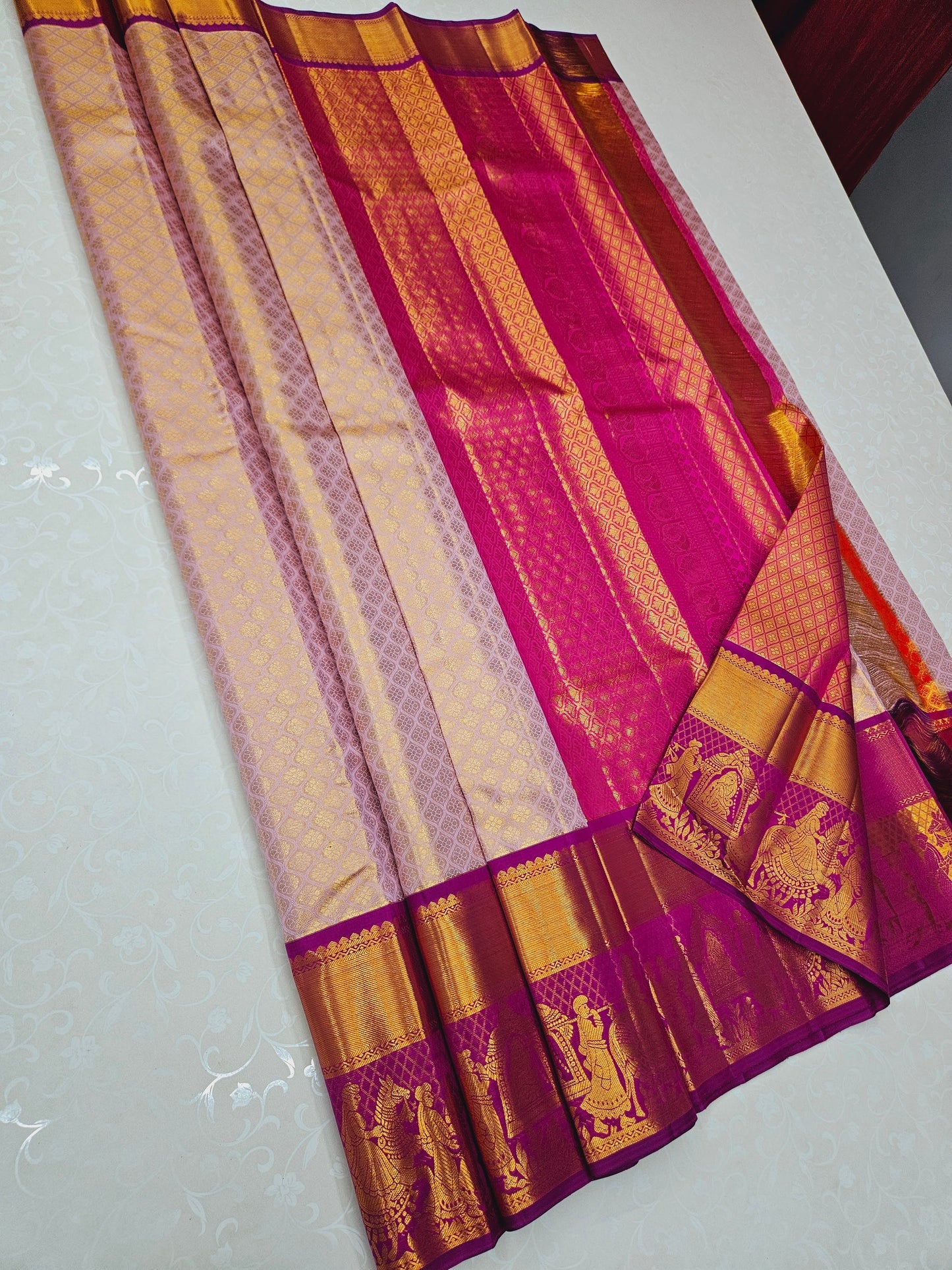 Exclusive Korvai Tissue Silk Sarees 126