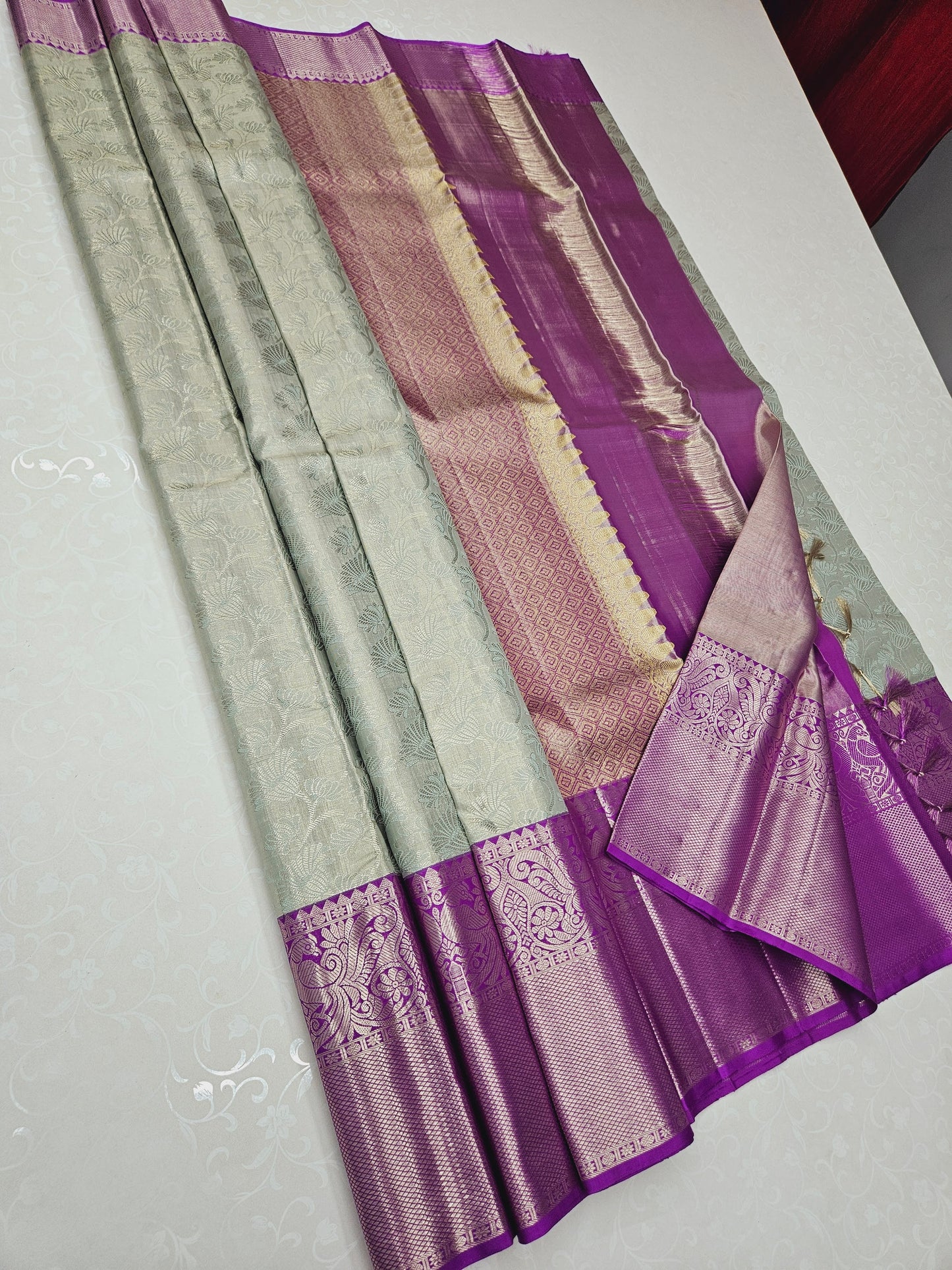 Exclusive Korvai Tissue Silk Sarees 078