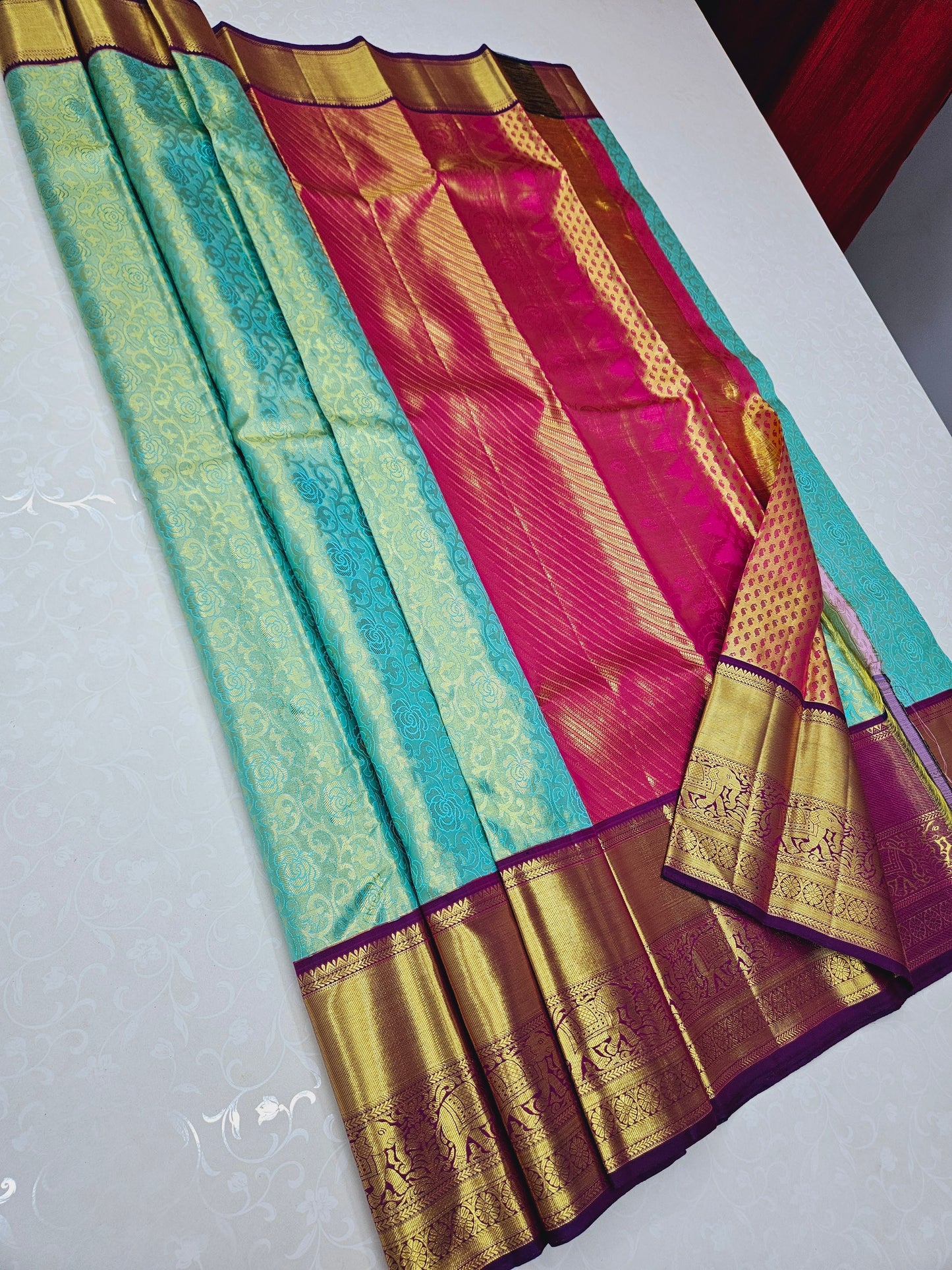 Exclusive Korvai Tissue Silk Sarees 072