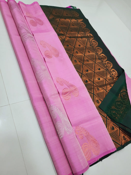 Single Warp Soft Silk Sarees 046