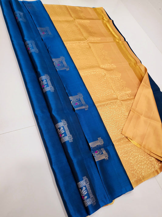 Single Warp Soft Silk Sarees 054