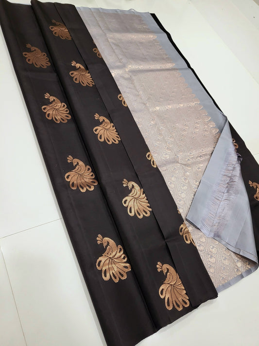 Single Warp Soft Silk Sarees 056