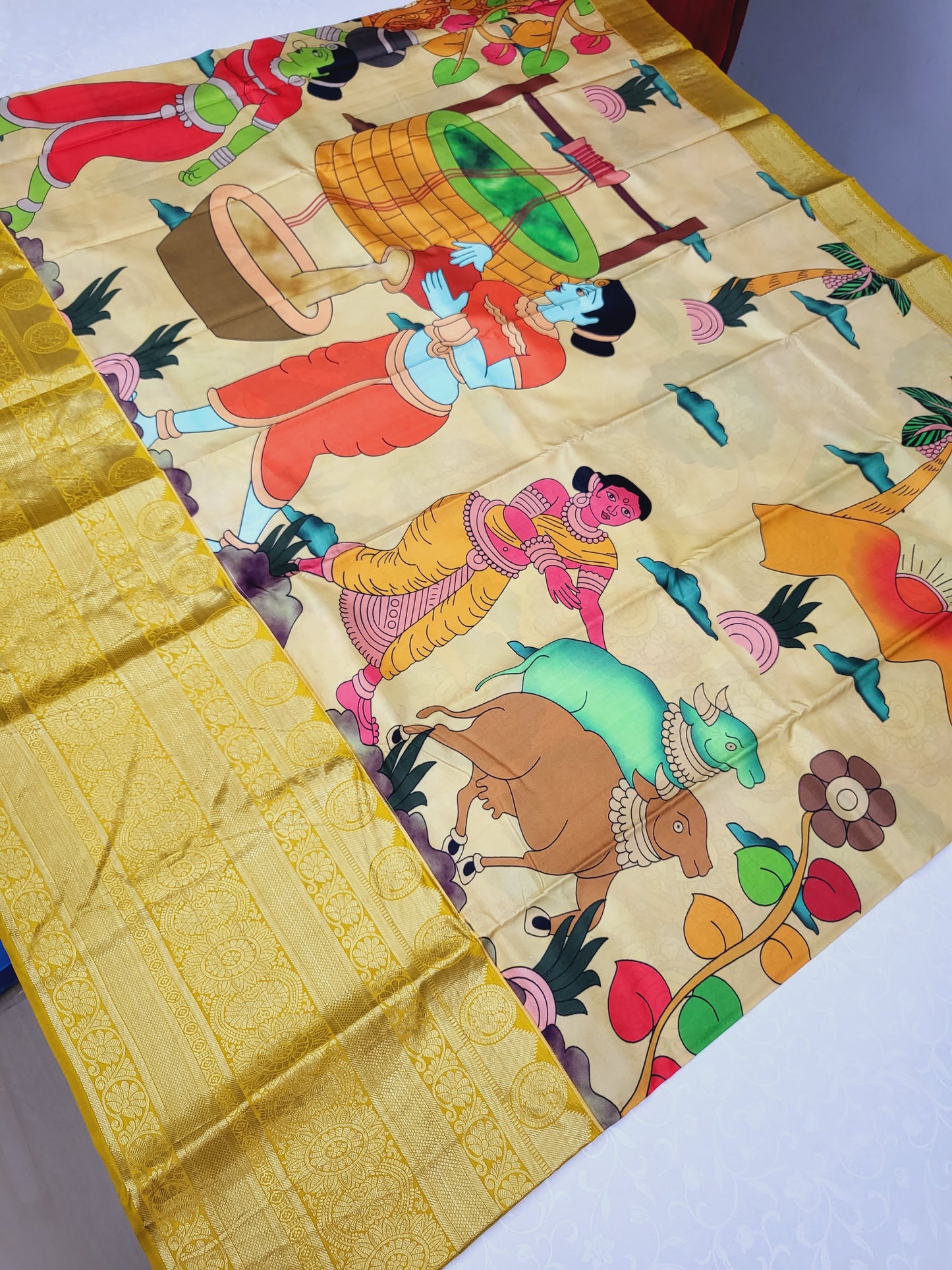 Kalamkari Silk Sarees 043