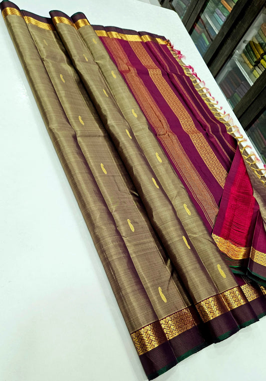 Kanchi Pure Handloom Fancy Silk Sarees