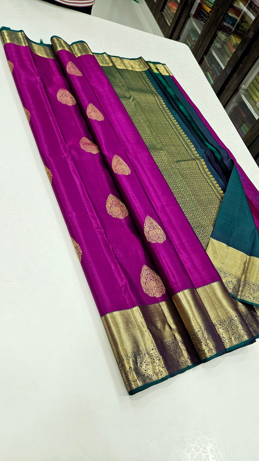 Kanchi Pure Handloom Fancy Silk Sarees