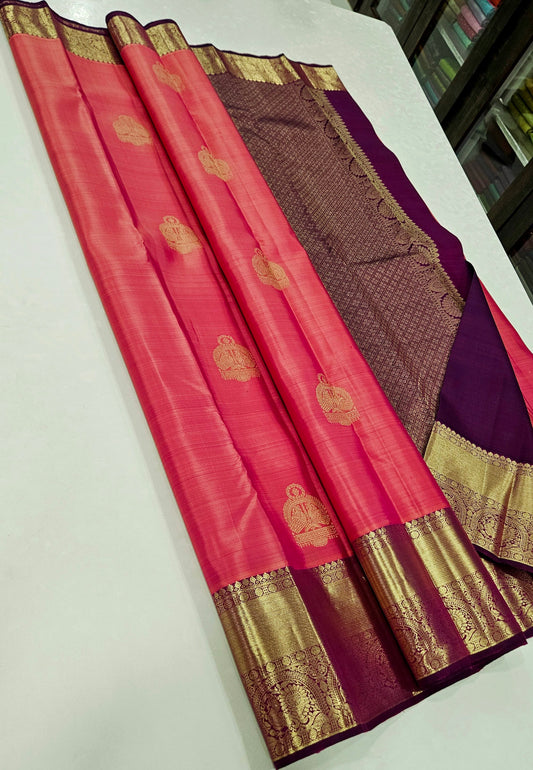 Kanchi Pure Handloom Fancy Silk Sarees