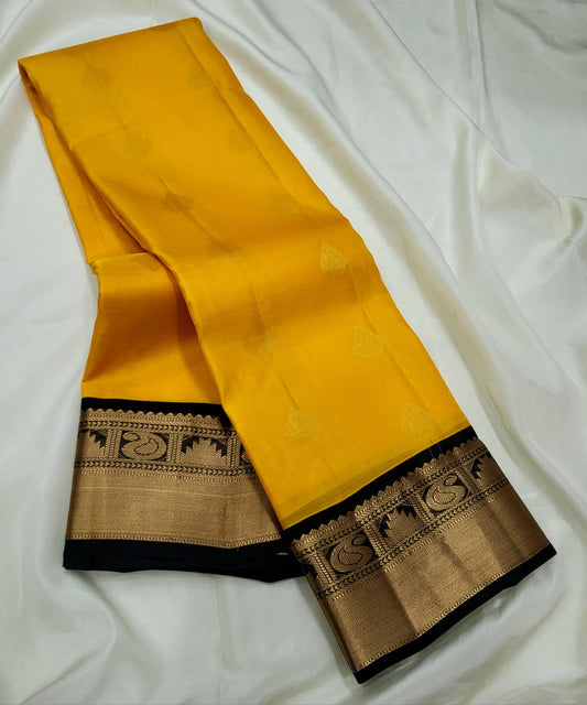 Samuthrika Silk Sarees Yellow Colour