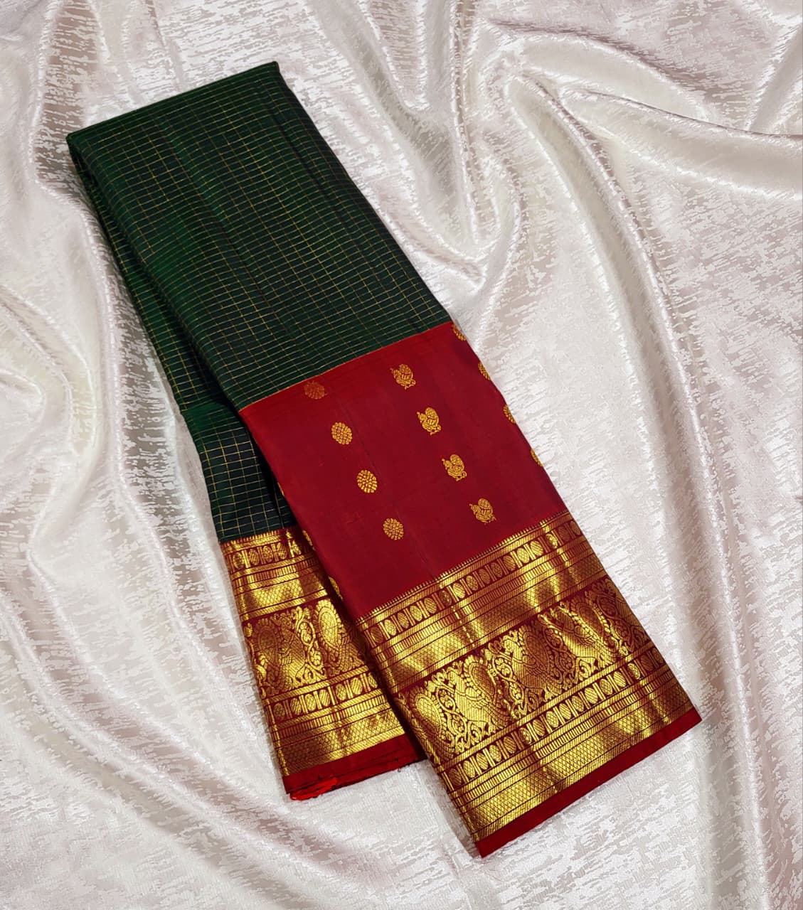 Kanchipuram Vairaoosi Silk Saree -002